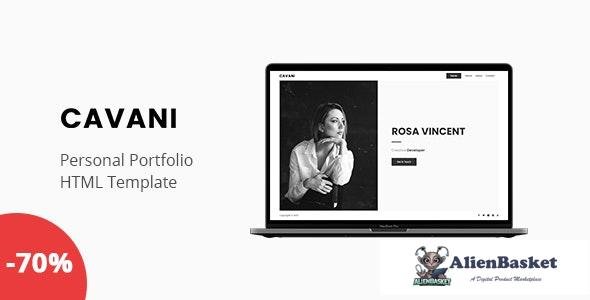 29145 Cavani v1.0 - CV / Resume / Portfolio Template 