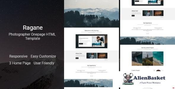 25762 Ragane v1.0 - Photographer Onepage HTML Template 