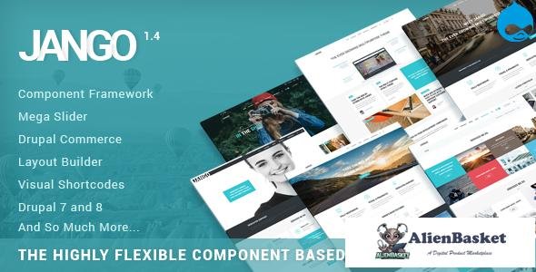 10465 Jango v1.6.1 - Highly Flexible Component Based Drupal 7 & 8 Theme 