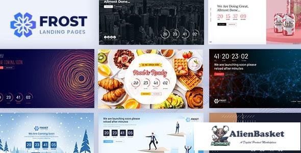 25944 Frost v1.1 - Coming Soon, Under Construction Bootstrap 4 Template 