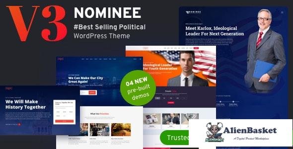 30868 Nominee v3.6 - Political WordPress Theme for Candidate/Political Leader 