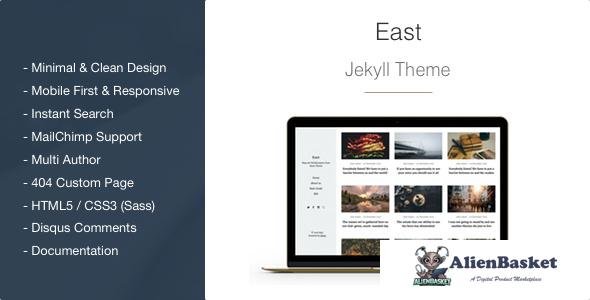 11382 East v1.1.6 - Minimal and Clean Jekyll Blog Theme 