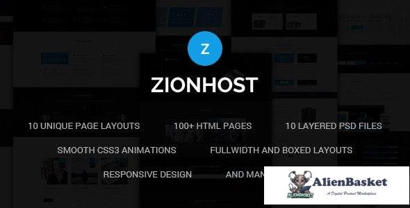 24505 ZionHost v1.0 - Web Hosting, Responsive HTML5 Template 