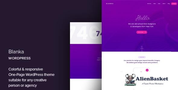 11894 Blanka v1.1 - One Page WordPress Theme 