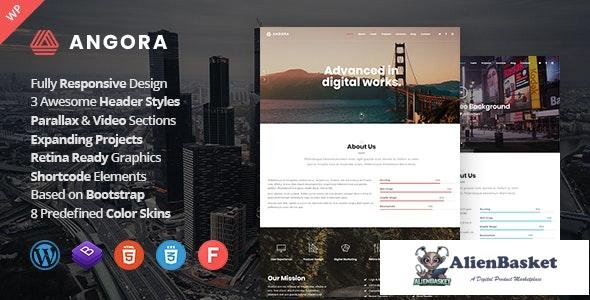 20540 Angora v1.4 - Responsive One Page Parallax WordPress Theme 