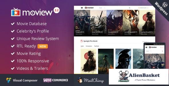 16474 Moview v2.7 - Responsive Film/Video DB & Review Theme 