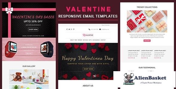 21119 Valentine v1.0 - Responsive Email Template With Online StampReady 