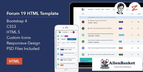 14166 Forum19 v1.0 - HTML Template 