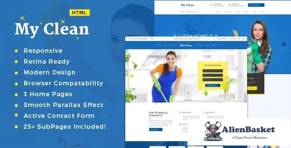 22754 MyClean v1.0 - Cleaning Company HTML5 Responsive Template 