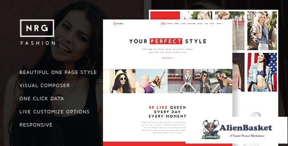 10285 NRG Fashion v1.2.1 - Model Agency One Page Beauty Theme 
