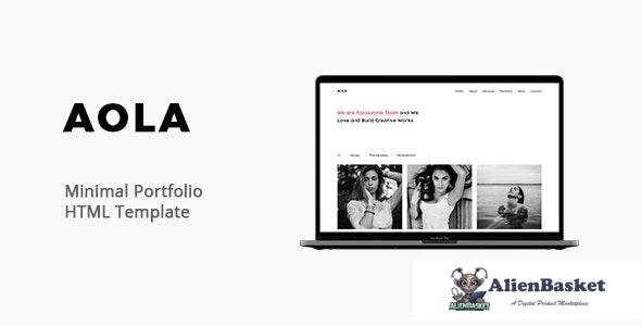 27325 Aola v1.0 - Minimal Portfolio Template 