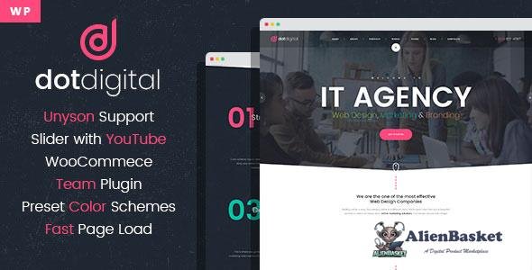 10329 DotDigital v1.0.0 – Web Design Agency WordPress Theme 