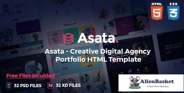 21924 Asata v1.0 - Creative Digital Agency Portfolio Template 