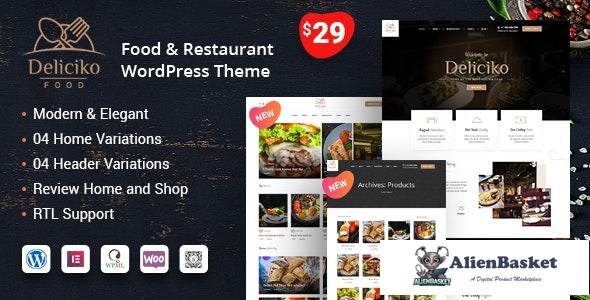 17309 Deliciko v1.4 - Restaurant WordPress Theme 