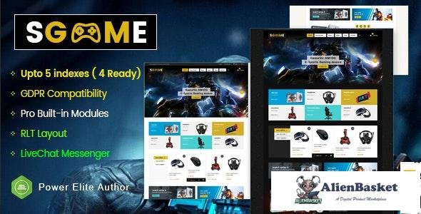 21339 SGame v1.0.1 - Responsive Accessories Store OpenCart Theme (Include 3 mobile layouts) 