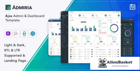 26608 Admiria v1.0 - Ajax Admin & Dashboard Template 