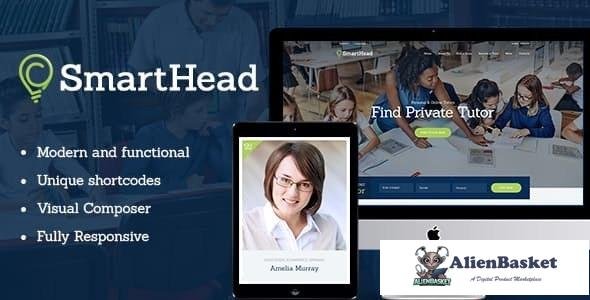 17524 SmartHead v1.1.3 - Tutoring Service & Online School Education WordPress Theme 