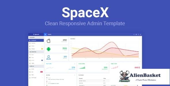 14711 SpaceX v1.0 - Bootstrap Admin Template 