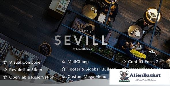 10354 Sevill v1.0.5 - Restaurant Cafe WordPress Theme 