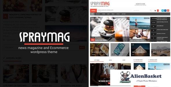 20077 Spraymag v4.0 - eCommerce, Magazine, Responsive Blog Theme 