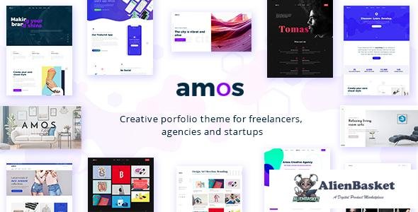 26489 Amos v1.6.4 - Creative WordPress Theme for Agencies 