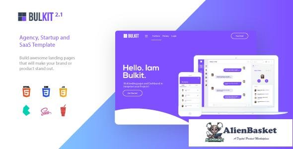 11235 Bulkit - Agency, Startup and SaaS template 