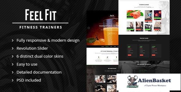 10426 Personal Trainer - One Page HTML5 Template 