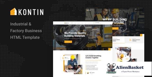 27902 Kontin v1.0 - Industrial & Factory Business HTML Template 