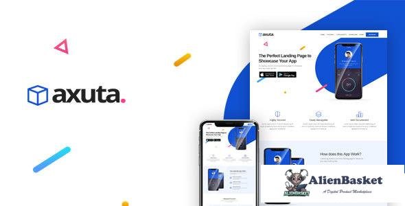 10877 Axuta - App Landing Page Template 