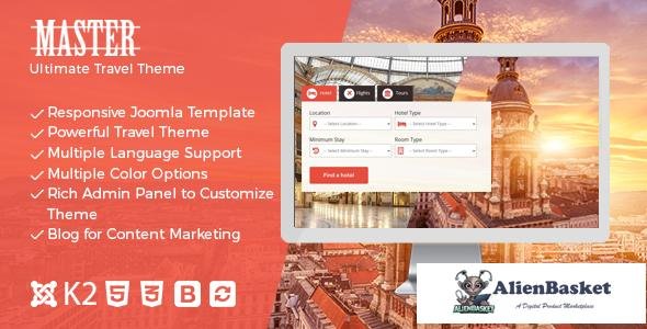 15261 Master v17 - Ultimate Travel Theme for Joomla 