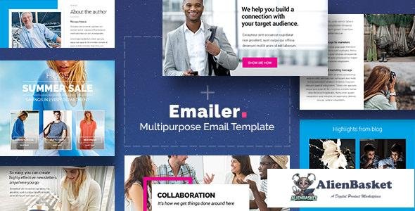 11752 Emailer - Drag & Drop Email Template + Builder Access 