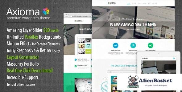 21573 Axioma v1.2.4 - Responsive WP Theme for SEO and Web-design Agencies 