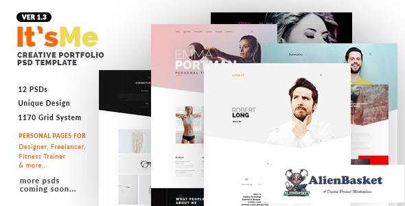 12782 It'sMe v1.3 - Creative Portfolio PSD Template 