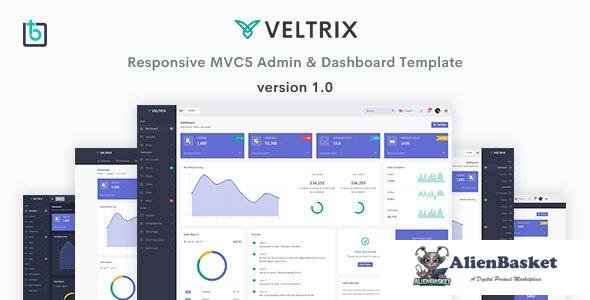 19369 Veltrix v1.0 - MVC5 Admin & Dashboard Template 