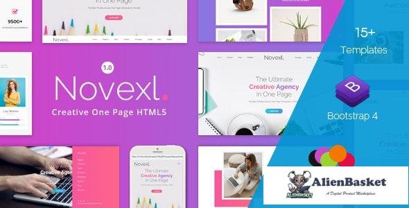 25025 Novexl v1.0 - Creative One Page HTML 