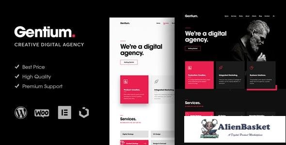 29541 Gentium v1.2.0 - A Creative Digital Agency WordPress Theme 