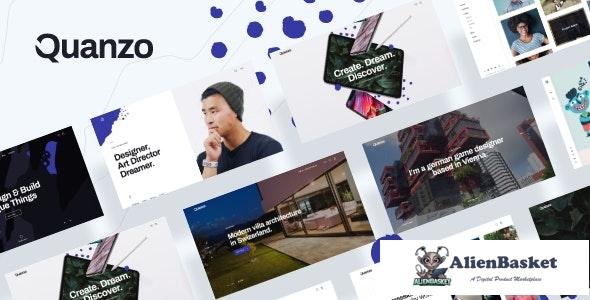 36563 Quanzo v1.0.7 - Personal Portfolio WordPress Theme 