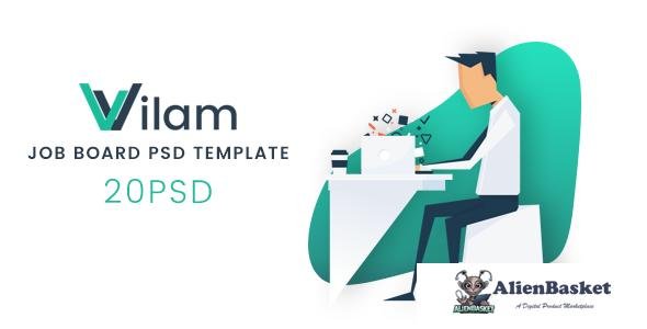 10669 ViLam - Job Board PSD Template 