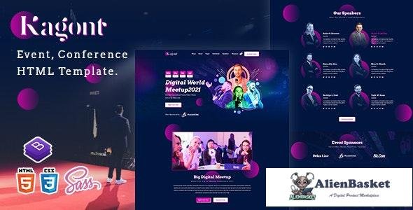 27932 Kagont v1.0 - Event, Conference And Meetup HTML Template 