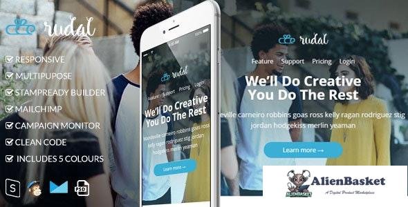 18297 Rudal v1.0 - Responsive Email Template + Bonus 