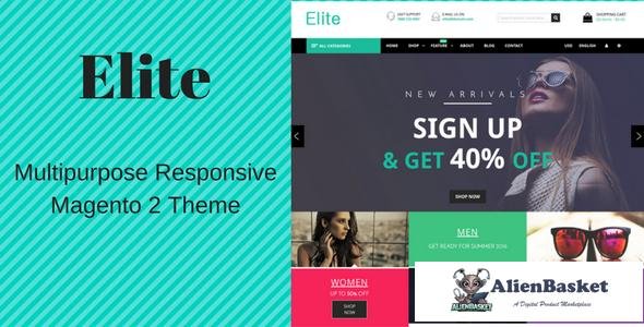 12820 Elite - Fashion Store Responsive Magento 2 Theme 