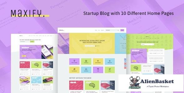18884 Maxify v1.0.3 - Startup & Business News WordPress Blog Theme 