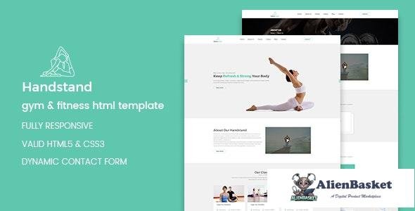 15561 Handstand - Gym & Fitness HTML Template 