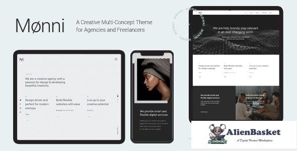 17567 Monni v1.0 - A Creative Multi-Concept Theme for Agencies and Freelancers 