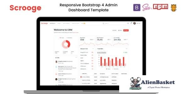 18450 Scrooge v1.0 - Responsive Admin Dashboard Template 