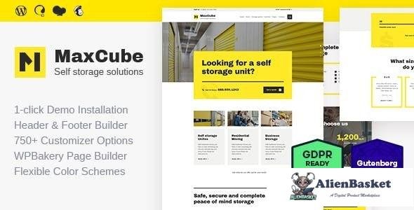 37586 MaxCube v1.1.8 - Moving & Self Storage Relocation Business WordPress Theme 