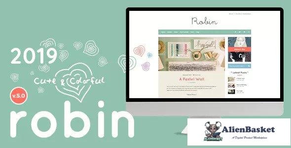 14984 Robin v5.3.2 - Cute & Colorful Blog Theme 