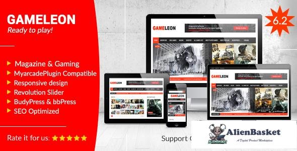 10665 Gameleon v6.2 - WordPress Magazine & Arcade Theme 