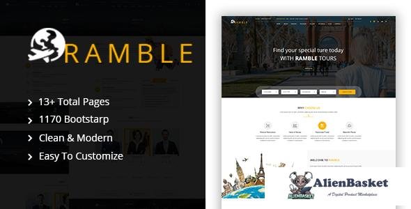 15661 Ramble - Tour & Travel Agency HTML Template 