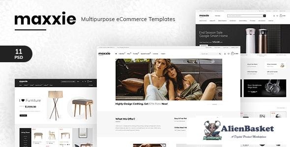 31729 Maxxie v1.0 - Multipurpose eCommerce PSD Template 